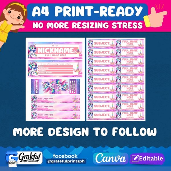 GIRLS Cartoon Labels Bundle - Image 9