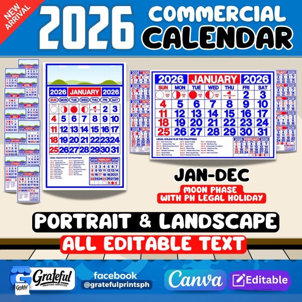 2026 Commercial Calendar