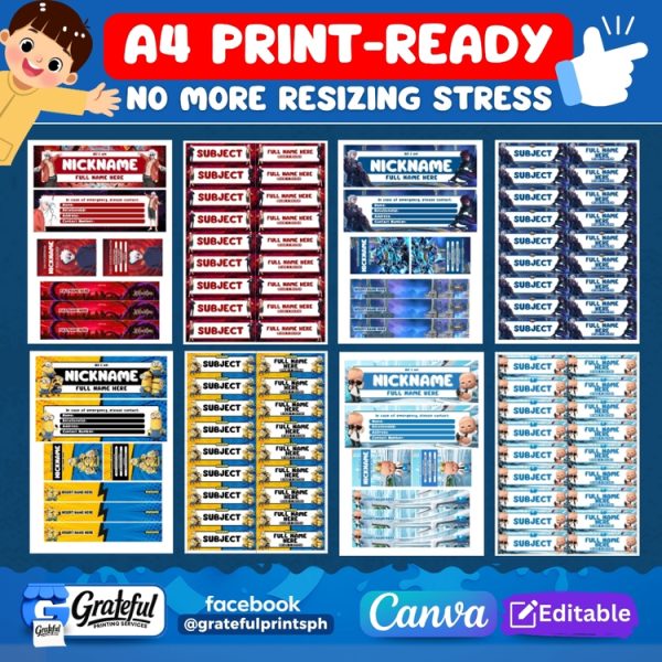 BOYS School Labels Bundle - Image 2