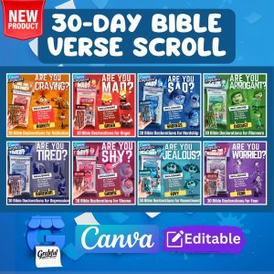Bible Verse Capsule Canva Templates