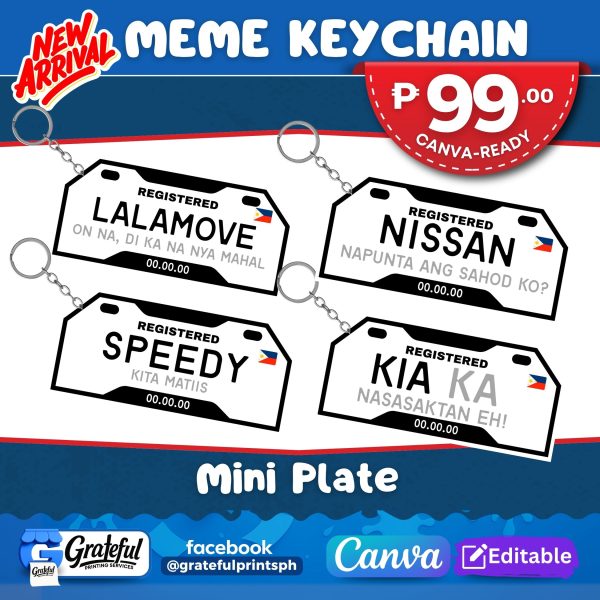 Mini Plate Keychains - Image 6